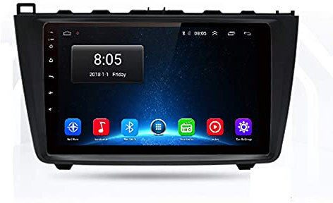 Android 10.0 Autoradio 2 Din Radio Navi für Mazda 6 20072012 GPS Navigation 9'' Touchscreen MP5 Multimedia Player Video Receiver mit 4G/5G WiFi Carplay