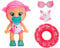 CRY BABIES Fun N' Sun Fancy | Wassertaugliche interaktive Puppe, die echte Tränen weint und die man auch zum Plantschen mitnehmen - Spielzeug und Geschenk für Kinder ab 18 Monaten