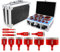 DT-DIATOOL Kit per sega a tazza per piastrelle, 11 pezzi, punte diamantate con gambo triangolare 6/8/10/20/25/28/32/35/45/50/65 mm per forare piastrelle in porcellana marmo quarzo