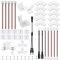 2-polig 10 mm LED-Streifen-Lichtverbinder-Set mit lückenlosen Steckern L/T-Form lötfreier Verbindungsstück für 3528/2835 einfarbige Streifen (2-polig, 10 mm)