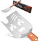 Dragon Creeek Spatule de Barbecue 8 en 1 avec Manche en Bois (40,5 cm) – Ustensile Multifonction incluant Couteau, Fourchette, scie et décapsuleur – Idéal comme Cadeau pour Les Amateurs de grillade