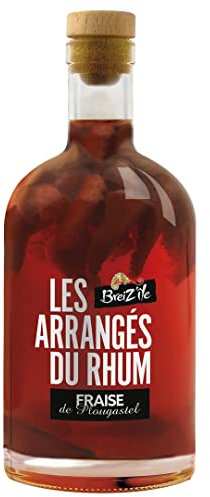 Breiz'Ile - Les arrangés du rhum - Fraise de Plougastel - Punch au rhum - 28,0% Vol. 70cl