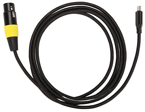 Cable Flexible XLR a USB C para PC, Teléfono, Tableta (3meters)