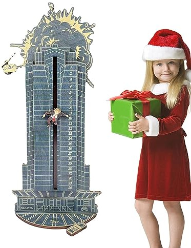 Lambo Weihnachts Countdown Adventskalender, Stirb Langsam Adventskalender Weihnachtsornament Fallender Hans Gruber Adventskalender Kreative Weihnachtsfeier-Dekoration Für Zuhause