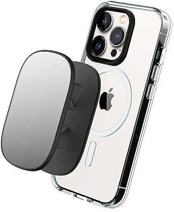 RHINOSHIELD GRIPMAX MagSafe Compatible - Mirror Phone Grip and Stand for Cases, Selfie Phone Holder, Supports Portrait and Landscape Mode, Durable, Smartphone Accessory