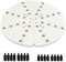 DEEFIINE Holz Drehmaschine Chuck Zubehör - Flat Jaw (20,3 cm)
