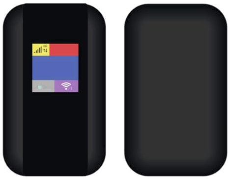 500MBPS 4G LTE Wireless Router, Supports 10 Users, Color Screen, SIM Card Slot for Multi-function WiFi Hotspot