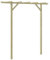 Gecheer Pergola de Jardin 200 x 40 x 205 cm Bois, Arche de Jardin pour Plantes Grimpantes, Roses, Légumes, Décoration de Extérieure Terrasse