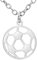 TEAMER Fußball Halskette Edelstahl Fußball Anhänger Einzigartiger Sportschmuck für Teenager Jungen Männer Frauen Sportspieler Fußballliebhaber (Kleine Fußball-Halskette - Silber)