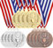 Hianjoo 12 Stücke Medaille für Kinder, Medaillen Kindergeburtstag, Gewinner Medaillen zum Umhängen für Siegerehrungen, Siegermedaillen für Sport/Wettbewerbe Auszeichnungen/Party