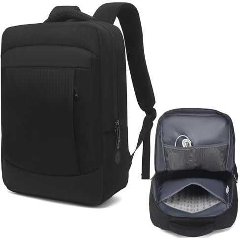 VelChic Sac a Dos Ordinateur avec Compartiment De Protection Épais 15,6 Pouces Sacs à Dos pour Ordinateur Portable avec USB Charging Port Sac PC Homme pour D'Affaires Loisirs CollèGe Voyage