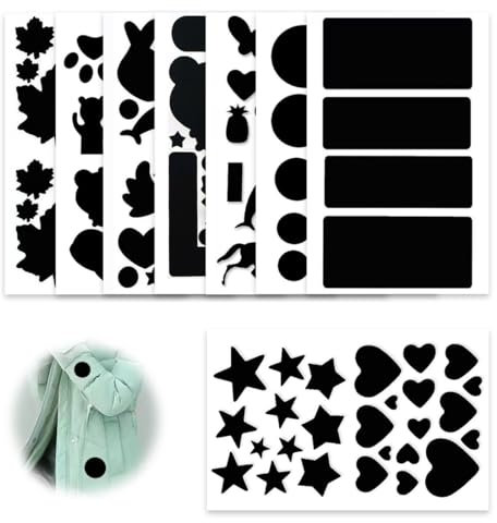 8 Fogli Toppe di Riparazione per Piumini, Toppe per Piumino, Nastro di Riparazione in Nylon, Toppe Adesive Piumino per Fissare I Fori nei Vestiti, nei Sacchi A Pelo