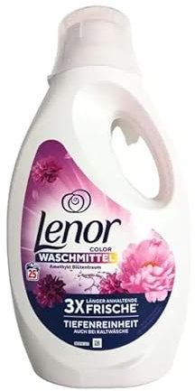 4er Pack - Lenor Flüssigwaschmittel Color - Amethyst Blütentraum - 1250ml/25 Waschladungen