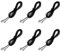 Gbloodst Lot de 6 câbles RJ11 6P4C pour téléphone Modem ADSL 2 mètres