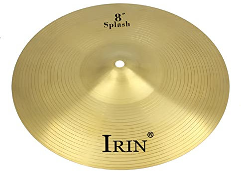 Cymbale Hi-Hat Crash Ride en alliage de laiton 20,3 cm pour batterie