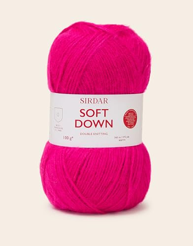 Sirdar Soft Down, Fluffy Fuchsia 100g