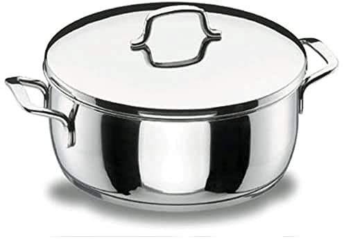 Lacor 90026 Faitout Gourmet 26 cm, Argenté.