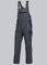 BP Profil 1844-720-153 Latzhose - Stretch-Hosenträger - Verstellbarer Bund - Taschen für Knieschoner - 65% Polyester, 35% Baumwolle - Kurze Passform - Größe: 28 - Farbe: dunkelgrau/dunkelblau