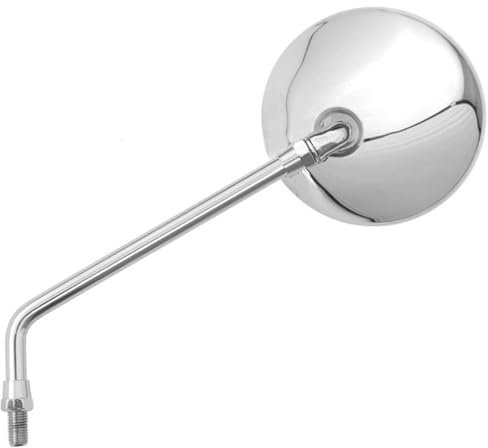 Spiegel rund links/rechts M10 Chrom, Silber