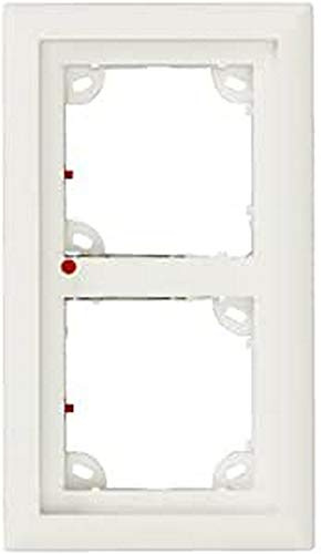 Mobotix MX-OPT-Frame-2-EXT-PW Rahmen 2-Fach Videoüberwachungssystem schwarz/weiß