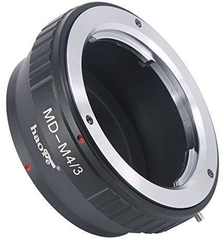 haoge Manuelle Lens Mount Adapter für Minolta Rokkor MD MC Mount-Objektiv zu Olympus und Panasonic Micro Four Thirds MFT m4/3 M43 Mount Kamera
