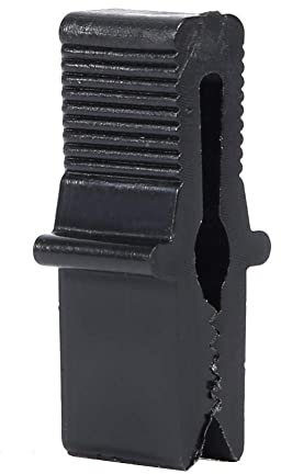 Pinza per serra 200 pezzi Pinza di fissaggio per pellicola in PP Clip per serra Accessori per serre per reti di film plastico (1 x 0,4 pollici)