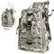 MoiShow Angelrucksack, Angelausrüstungsrucksack mit Rutenhalter, Tackle Box Rucksack, L (41,9 x 30 x 13,7 cm), Camouflage, Large(16.5*11.8*5.4in), Rucksack