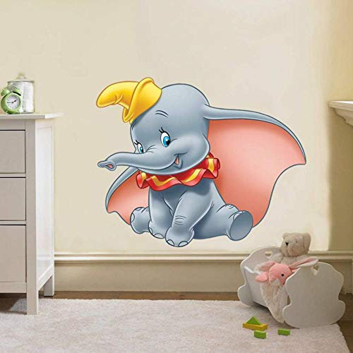CSCH Wandtattoo DUMBO THE ELEPHANT Decal Abnehmbarer WALL STICKER Home Decor Art Kids