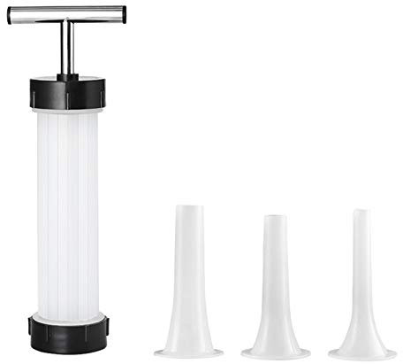 Yusheng Machine À Manuel Remplisseur Saucisse en Plastique Qualité Alimentaire Machine Remplissage Saucisses avec 3 Tubes Remplissage Diamètre Différent