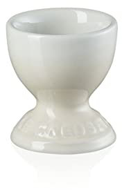 Le Creuset Coquetier sur Pied en Céramique, 9 g, 5.3 x 5.3 x 5.9 cm , Meringue