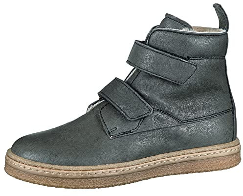Ocra Stiefel 356 Winter Boots für Kinder innen mit Lammfell Grau, Schuhgröße:EUR 33