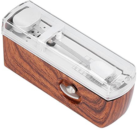 Mini Mechanisches Metronom, Piano Metronom Portable 60-208 Beat Adjustable mit Cover für Gitarre Violine für Piano Ukeulele(Holzfarbe)