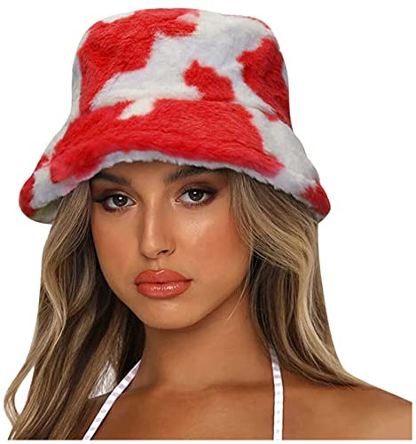 Maske Schwarz Becken Mütze Eimer Männer Dicke Mütze warm Bedruckte Eimer Winter für Frauen