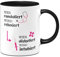 Tassenbrennerei Original Tasse mit Spruch Wer randaliert wird relaxiert, wer diskutiert wird intubiert - Kaffeetasse lustig Geschenk für Arzt, Ärztin, Arzthelfer, Arzthelferin (Schwarz)