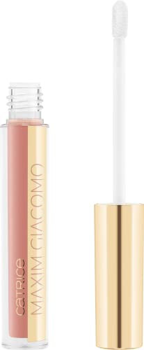 Catrice Maxim Giacomo In Colours Lip Glaze, Nr. C01 Tesoro, nude, mit Vitaminen, feuchtigkeitsspendend, glänzend (1ml)