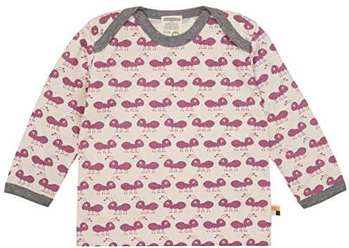 Shirt Langarm mit Ameisen Print, GOTS Zertifiziert