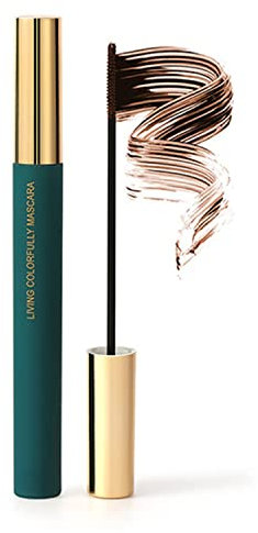 Magic Color Skinny Mascara, dicke Curling Skinny Mascara, natürliche wasserdichte, langlebige, nicht verschmierende Mascara, Wimpernprinzessin Mascara, bunte dicke wischfeste Mascara (braun)