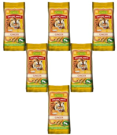 Rapunzel Bio Organic Mints Ginger HIH Nachfüllbeutel (6 x 100 gr)