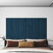 vidaXL 12x Wandpaneel Polsterpaneel Wandpolster Bettkopfteil Wandkissen Wandverkleidung Polsterwand Wandpaneele Blau 30x30cm Samt 1,08m²