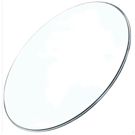 Plateau De Table En Verre Couvercle En Verre Verre Rond Table De Salle à Manger 1200MM Diamètre Table Ronde Transparent Plat Circulaire Idéal Pour être Utilisé être Utilisé Table De Salle (Size:120cm)