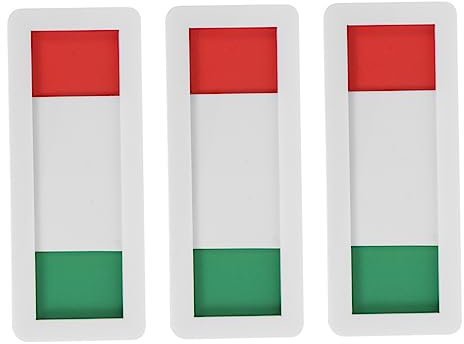FUNOMOCYA 3 Pièces Signalisation Créative Signe Vacant Occupé Indicateur De Porte Coulissante Signe De Confidentialité De Bureau Curseur Indicateur De Confidentialité Toilettes Conférence