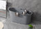 Mobile Bathtub, Ideal for The Small Bathroom, 122x54x59cm, Stylish and Atmospheric. (122cm, Grey)