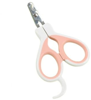 Cumilo Pink Cat Nail Clippers for Small Animals | Pet Claw Cutters Scissors for Guinea Pigs, Birds, Puppies, Kittens, Gerbils, Hamsters, and Rabbits