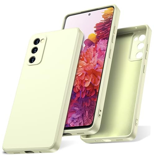 Watana for Samsung Galaxy S20 FE S20 FE 5G Case, Soft-Touch Silicone Phone Case, Shockproof, DustProof, Antiskid Full Body Armour Phone Cover with Microfiber Lining for samsung S20 FE S20 FE 5G,White