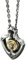 Herren-Halskette mit Mechaniker-Anhänger – drehbarer Steam-Punk-Anhänger, Retro-keltischer Anhänger, trendiger Herren-Schmuck für Vintage-Liebhaber, Refer to description, Kupfer, Uni