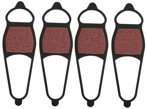 VALICLUD 2 Paare rutschfeste Schnee-überschuhe Wandern Klettern Griffe Pfad Ausrüstung Zum Eisangeln Schneeschuhe Wasserdicht Schneezubehör Greifer Traktion Eisfischen Schmirgelleinen