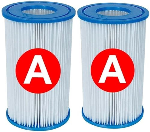 Generico Cartuccia Filtro per Pompa Piscina per Pompa 20 X 10,8 Cm - Tipo A - Inte 29000 - PZ 2
