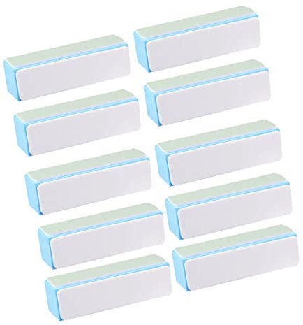 Ipetboom 10Piezas Bloques Para Tampón De Esponja Para Herramienta Para Manicura y DIY