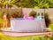 poolomio® Stahlwandpool rund 240 x 90 cm Weiß | Robuster Gartenpool als Aufstellbecken oder Einbaupool | Aufstellpool Komplettset mit Innenfolie 0,4 mm & Skimmer