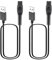 Leloco 2 Stück USB Ladekabel 5V für Philips OneBlade Elektrorasierer – Ersatz Ladegerät Netzkabel kompatibel mit Philips QP2724/90, QP2834/70, QP1924/70, QP4631/90, QP1324/20, MG5910/49, MG7910/49